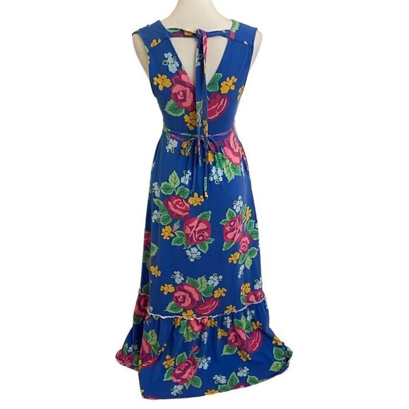 Matilda Jane Brilliant Daydream Dream Weaver Maxi Dress Blue Floral XS - Picture 2 of 3